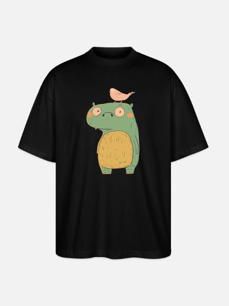 Little Monster | © M2-D2 - Stanley/Stella Oversized Unisex Organic T-shirt Blaster 2.0 - black