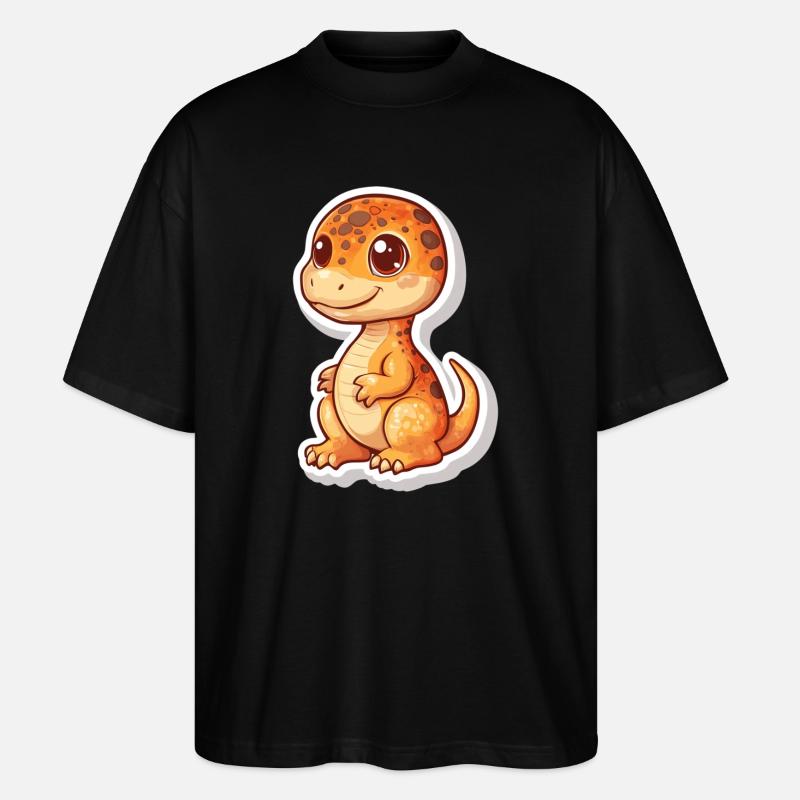 Dinosaurier - Stanley/Stella Oversized Unisex Bio T-Shirt Blaster 2.0 - Schwarz