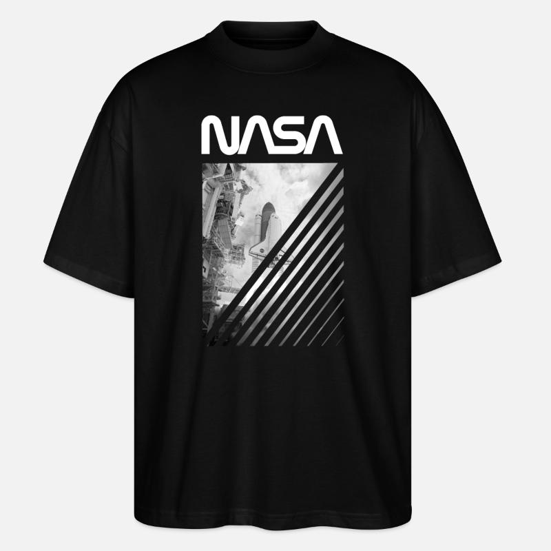 NASA Space Shuttle 6 - Stanley/Stella Oversized Unisex Organic T-shirt Blaster 2.0 - black