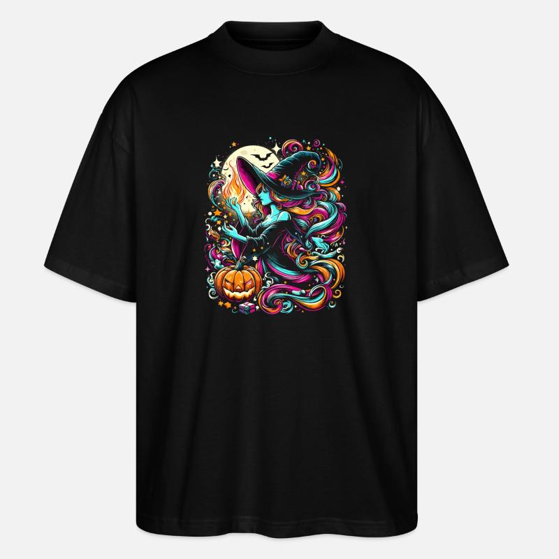 Sorcière - T-shirt bio Blaster 2.0 coupe oversize Stanley/Stella Unisexe - noir