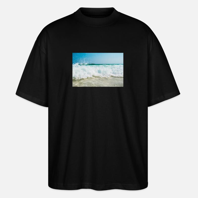 meer - Stanley/Stella Oversized Unisex Bio T-Shirt Blaster 2.0 - Schwarz