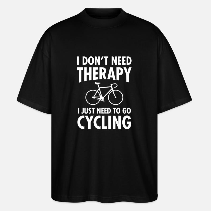 Therapy - Cycling - Stanley/Stella Oversized Unisex Organic T-shirt Blaster 2.0 - black