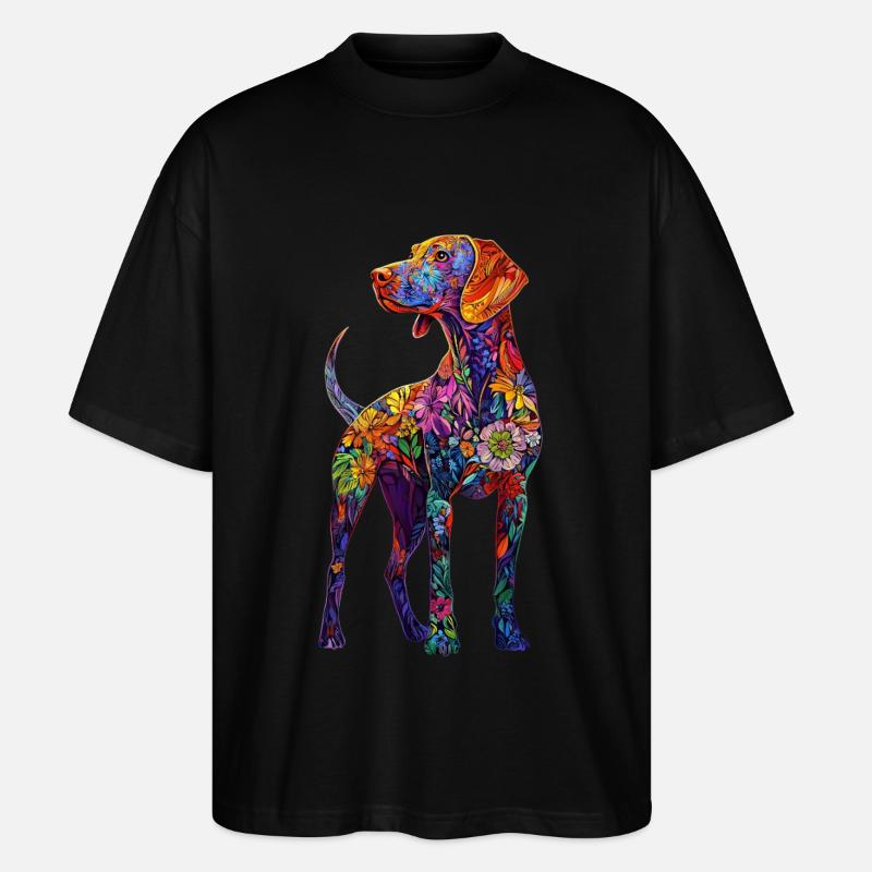 Vizsla - Stanley/Stella Oversized Unisex Bio T-Shirt Blaster 2.0 - Schwarz