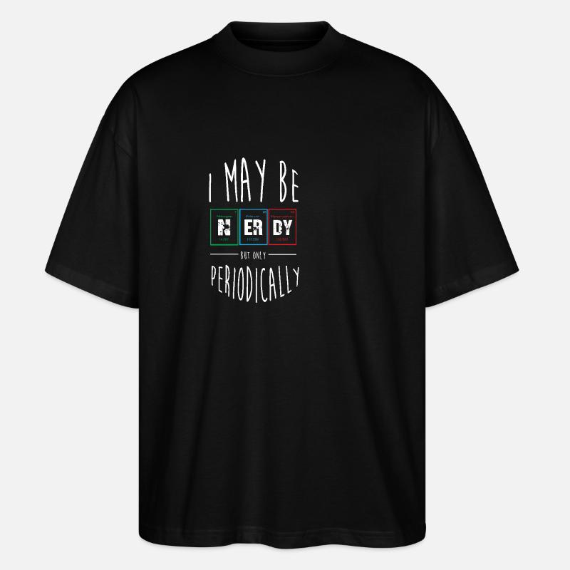 Tableau périodique - T-shirt bio Blaster 2.0 coupe oversize Stanley/Stella Unisexe - noir