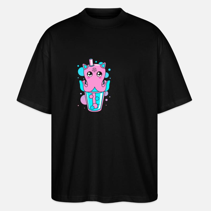 Pastell Gothic - Stanley/Stella Oversized Unisex Bio T-Shirt Blaster 2.0 - Schwarz