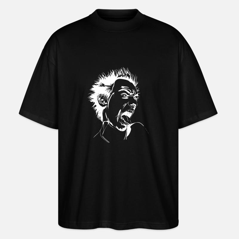 Punk - Stanley/Stella Oversized Unisex Bio T-Shirt Blaster 2.0 - Schwarz