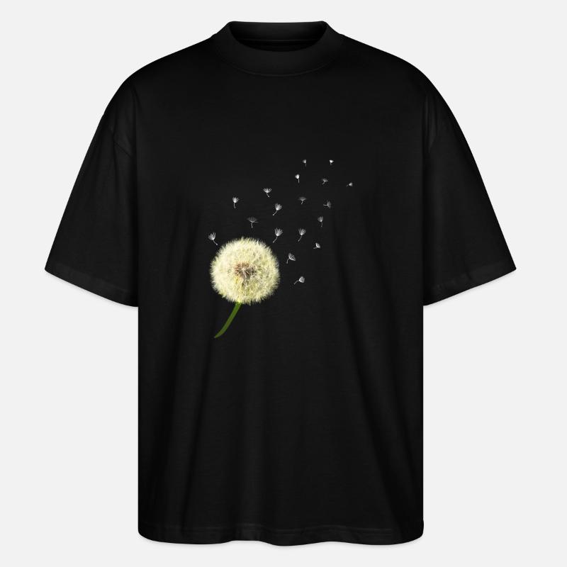 Pissenlit vous souhaite quelque chose - T-shirt bio Blaster 2.0 coupe oversize Stanley/Stella Unisexe - noir