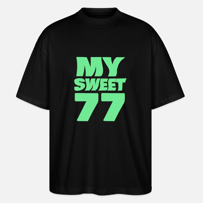 77 - Stanley/Stella Oversized Unisex Bio T-Shirt Blaster 2.0 - Schwarz