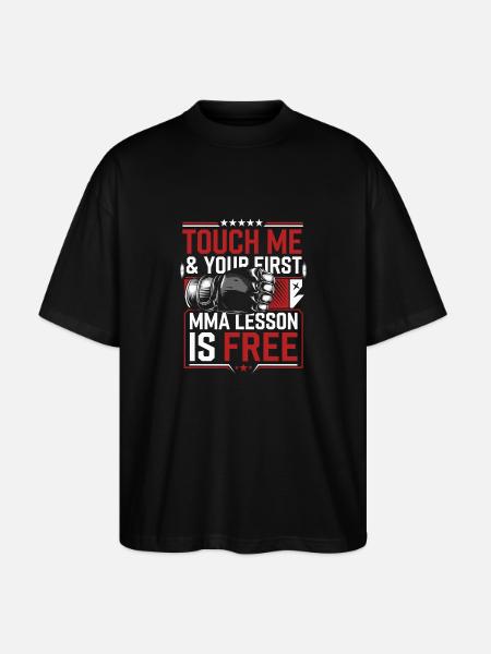 For real martial artists - Stanley/Stella Oversized Unisex Organic T-shirt Blaster 2.0 - black