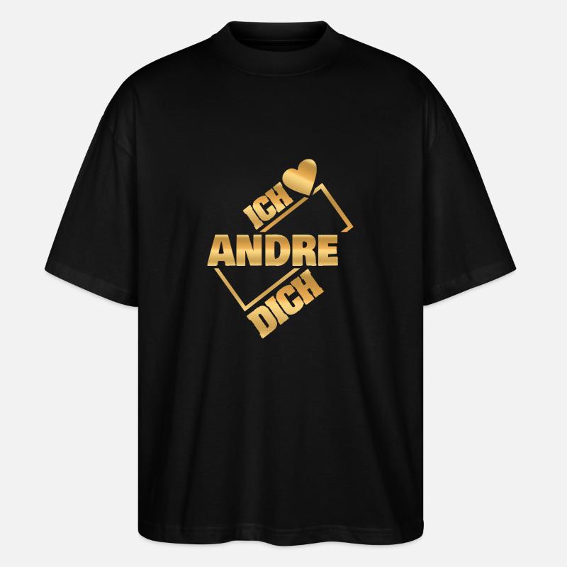 Andre - Stanley/Stella Oversized Unisex Bio T-Shirt Blaster 2.0 - Schwarz