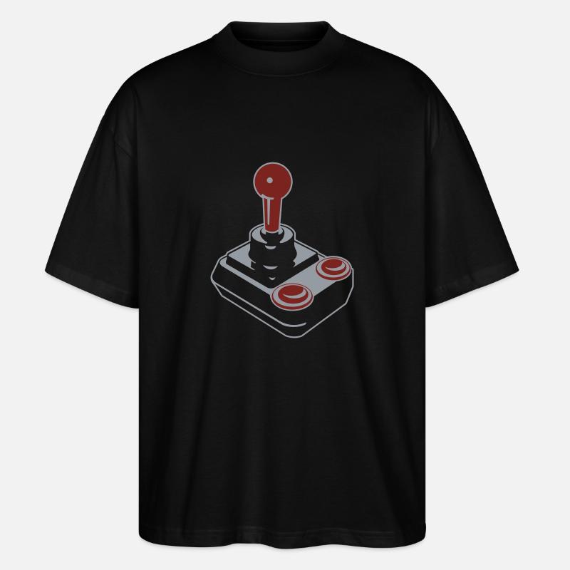 Joystick (b2a) - Stanley/Stella Oversized Unisex Bio T-Shirt Blaster 2.0 - Schwarz