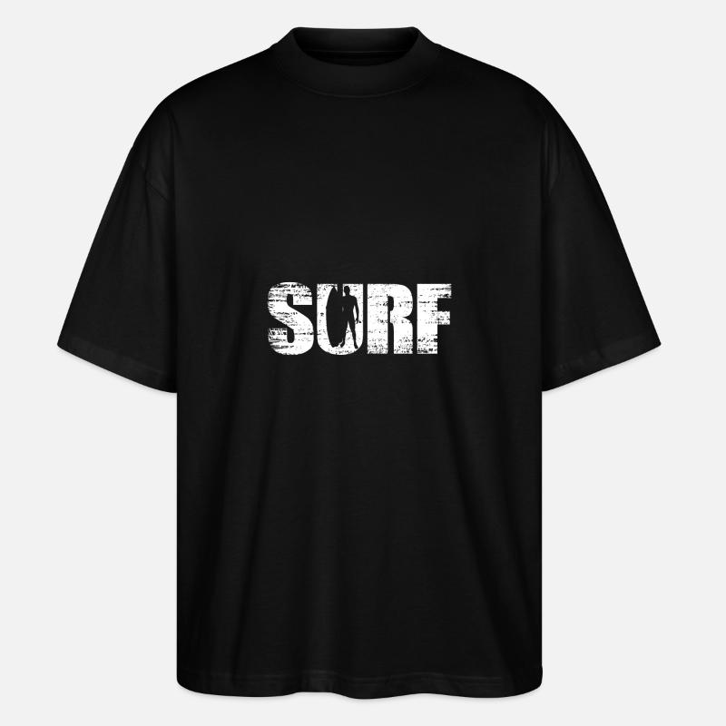 Surf - Surf - T-shirt bio Blaster 2.0 coupe oversize Stanley/Stella Unisexe - noir