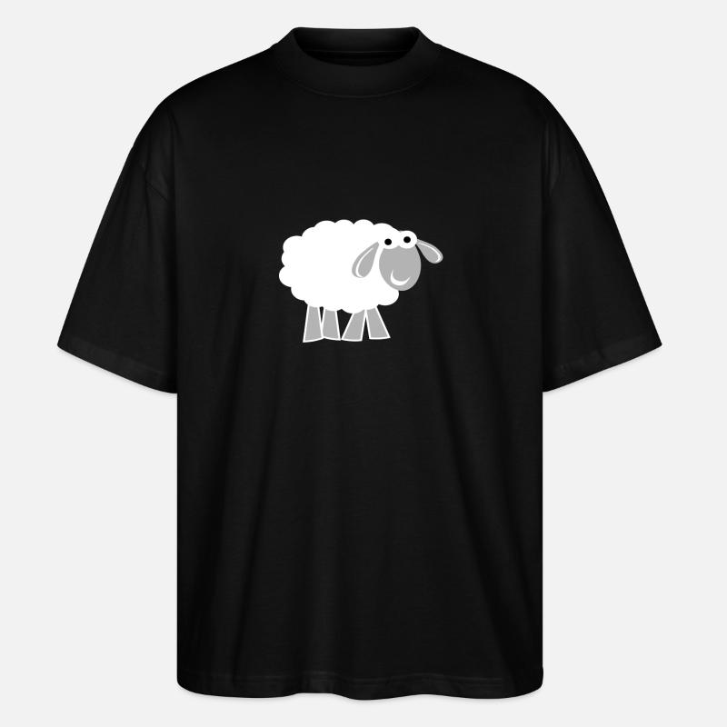 Mouton - T-shirt bio Blaster 2.0 coupe oversize Stanley/Stella Unisexe - noir