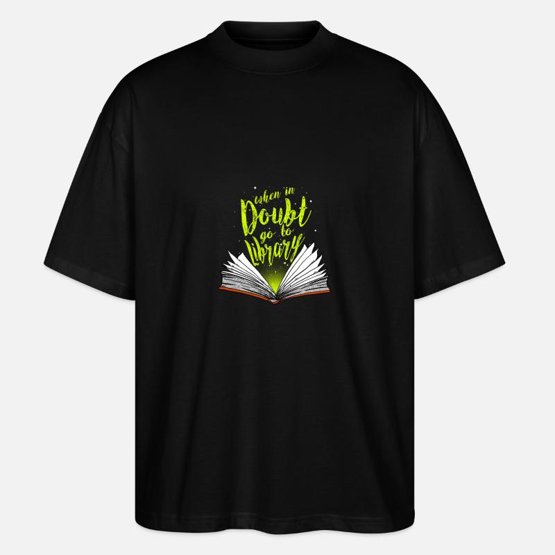 Library / Gift - Stanley/Stella Oversized Unisex Organic T-shirt Blaster 2.0 - black