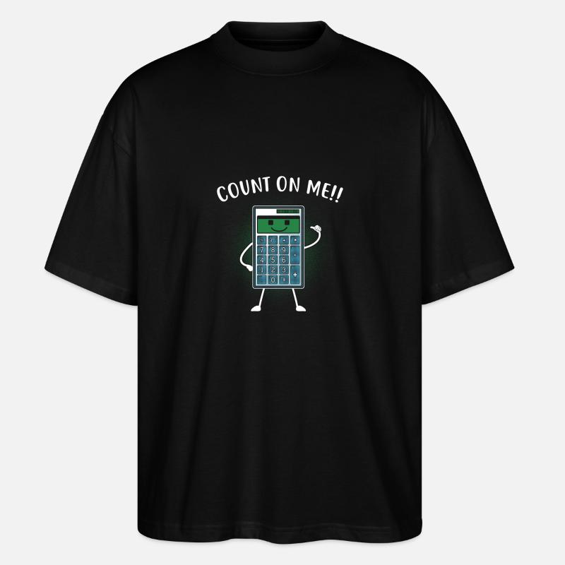Mathématiques / cadeaux - T-shirt bio Blaster 2.0 coupe oversize Stanley/Stella Unisexe - noir