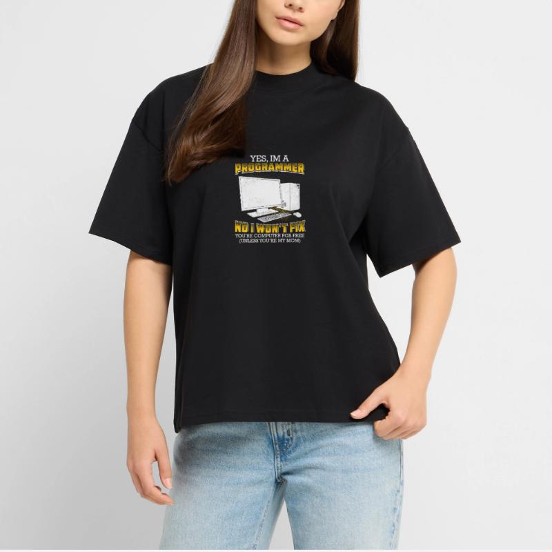 Programmer / Computer Scientist / Gift Stanley/Stella Oversized Unisex Organic T-shirt Blaster 2.0