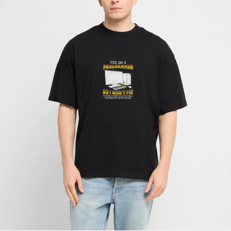 Programmer / Computer Scientist / Gift Stanley/Stella Oversized Unisex Organic T-shirt Blaster 2.0