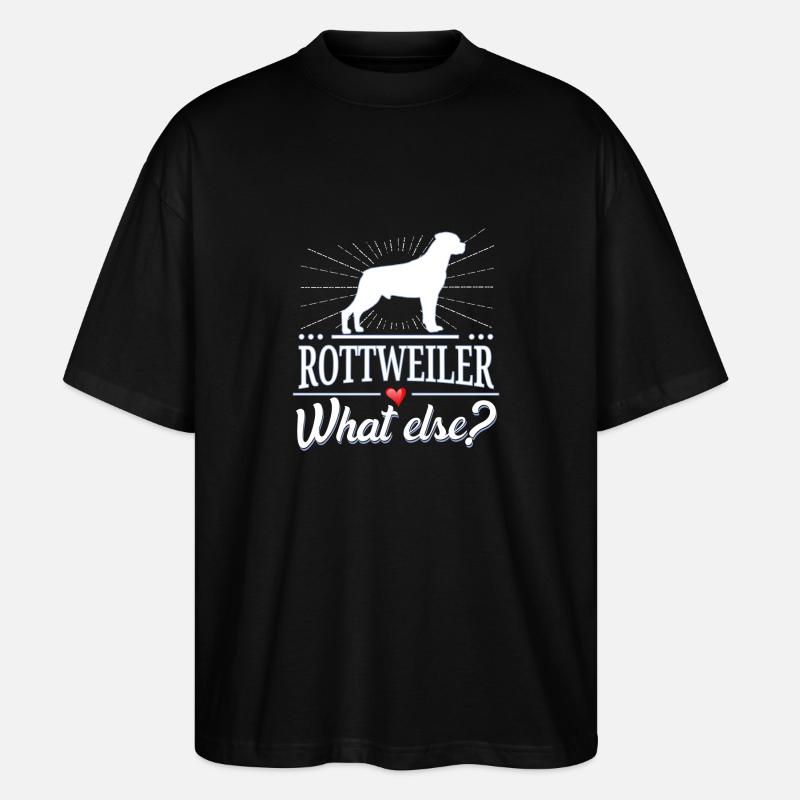Rottweiler what else? - Stanley/Stella Oversized Unisex Organic T-shirt Blaster 2.0 - black