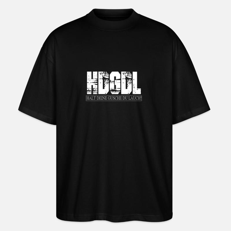 Du Lauch - HDGDL - Stanley/Stella Oversized Unisex Bio T-Shirt Blaster 2.0 - Schwarz