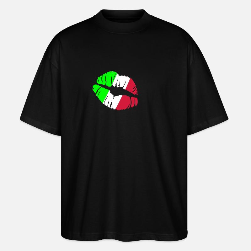 italie - T-shirt bio Blaster 2.0 coupe oversize Stanley/Stella Unisexe - noir