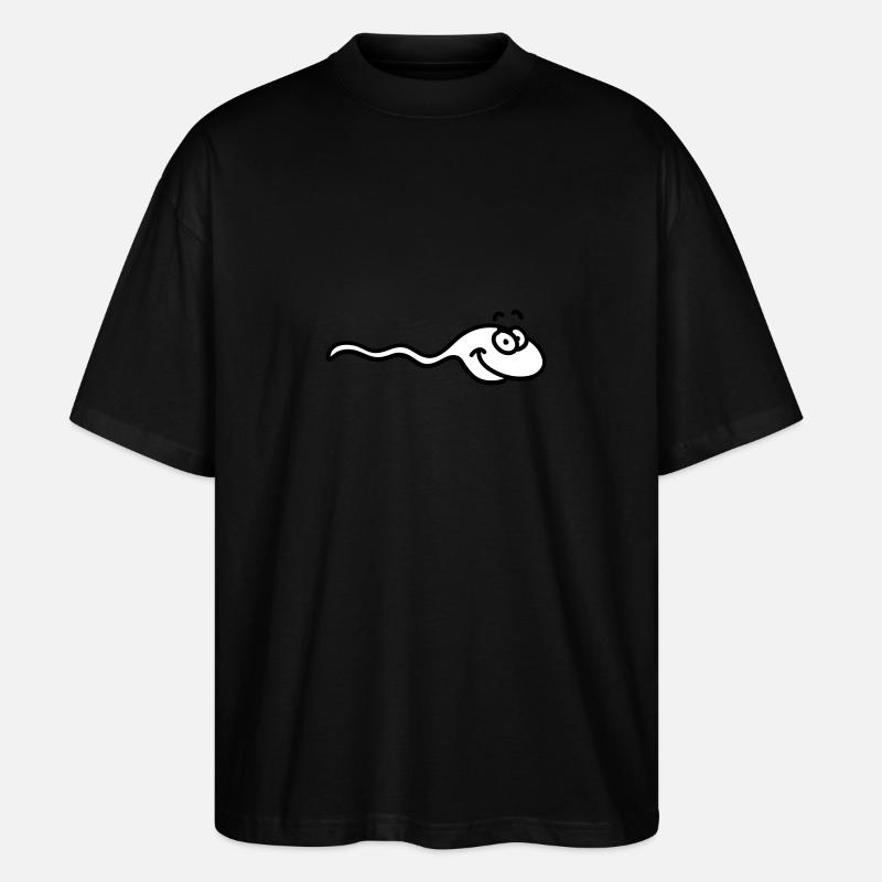 Sperme - T-shirt bio Blaster 2.0 coupe oversize Stanley/Stella Unisexe - noir