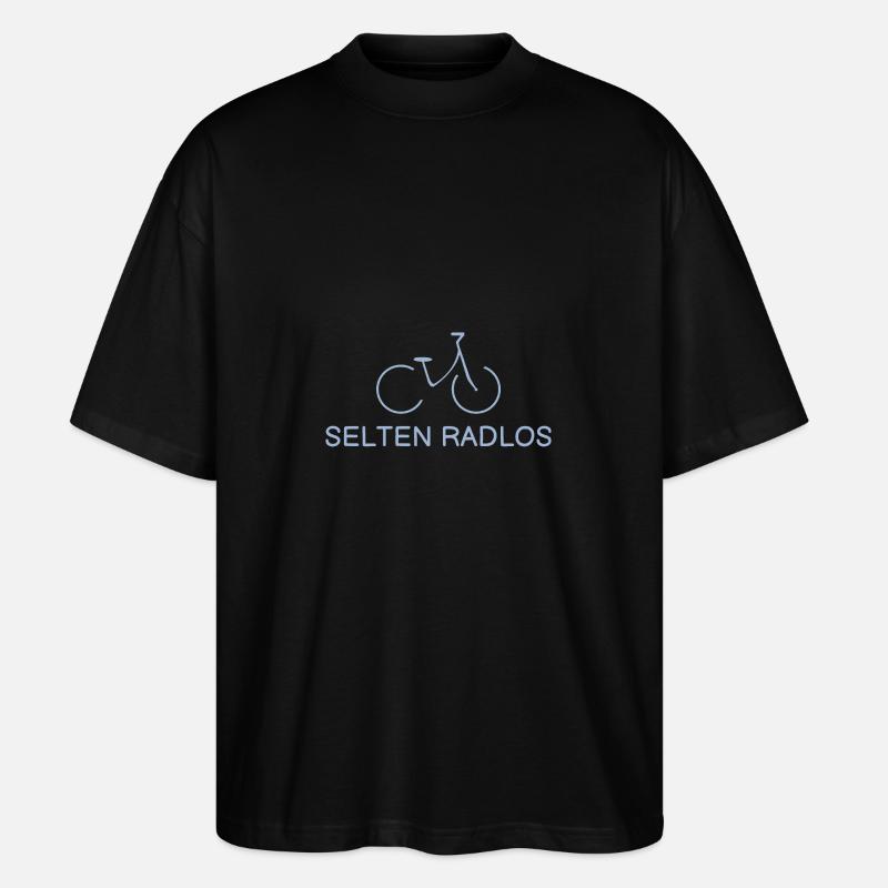 Rarement sans vélo - T-shirt bio Blaster 2.0 coupe oversize Stanley/Stella Unisexe - noir