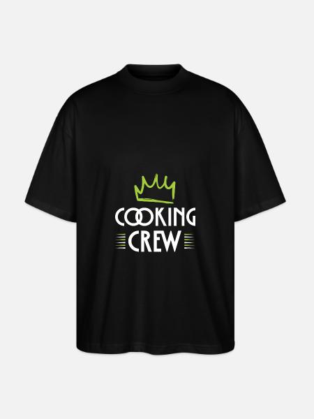 Cooking Crew - Stanley/Stella Oversized Unisex Organic T-shirt Blaster 2.0 - black