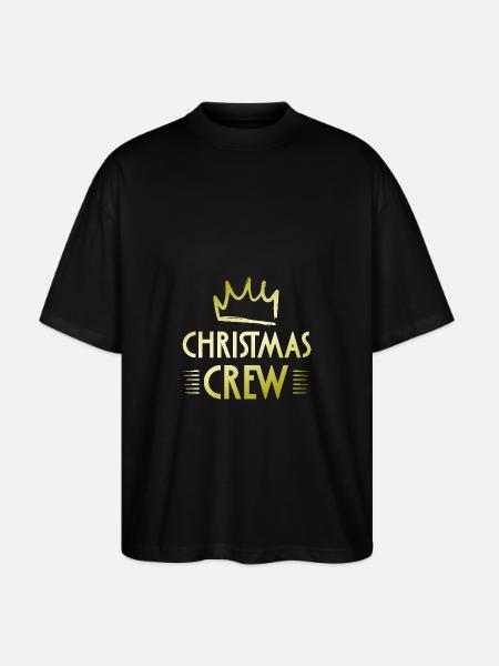 Christmas Crew - Stanley/Stella Oversized Unisex Organic T-shirt Blaster 2.0 - black