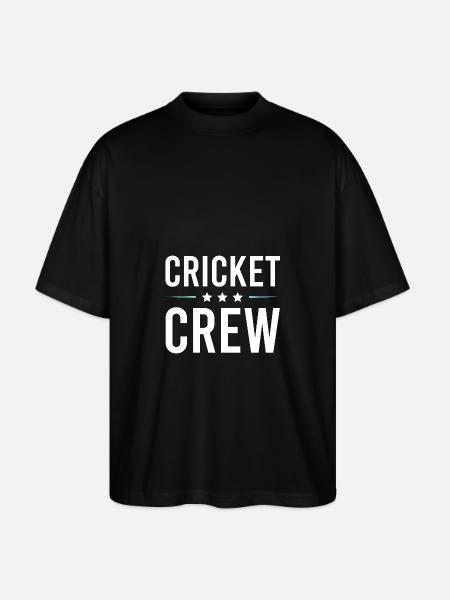 Équipe de cricket - T-shirt bio Blaster 2.0 coupe oversize Stanley/Stella Unisexe - noir