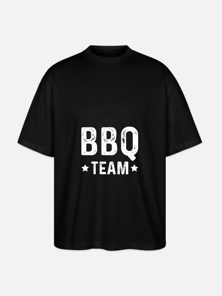 Bbq Team - Stanley/Stella Oversized Unisex Bio T-Shirt Blaster 2.0 - Schwarz