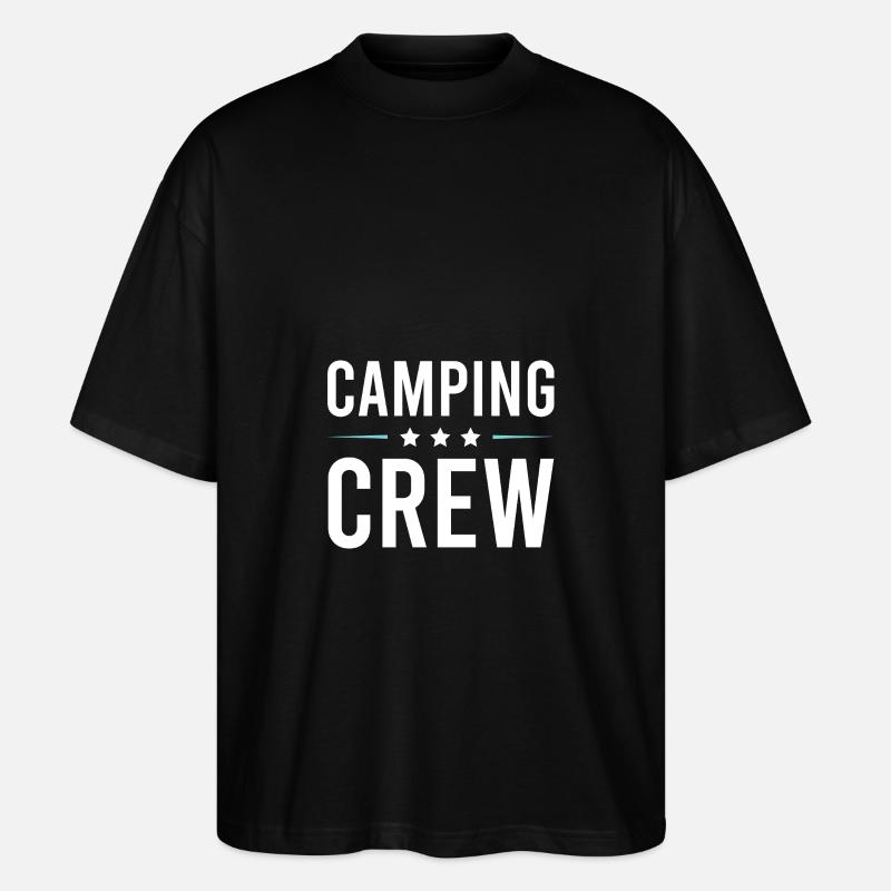 Équipe de camping - T-shirt bio Blaster 2.0 coupe oversize Stanley/Stella Unisexe - noir