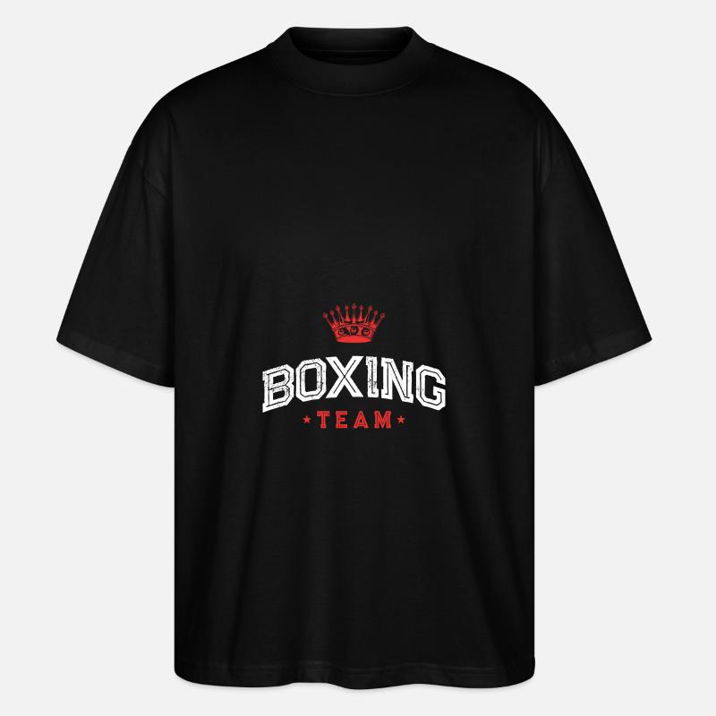 Équipe de boxe - T-shirt bio Blaster 2.0 coupe oversize Stanley/Stella Unisexe - noir