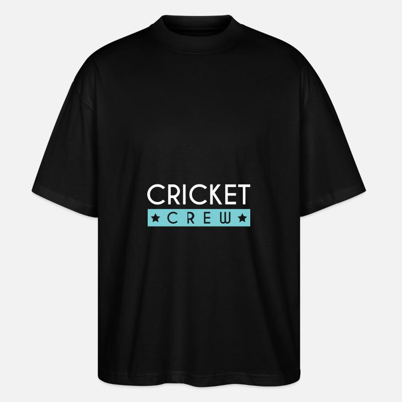 Équipe de cricket - T-shirt bio Blaster 2.0 coupe oversize Stanley/Stella Unisexe - noir