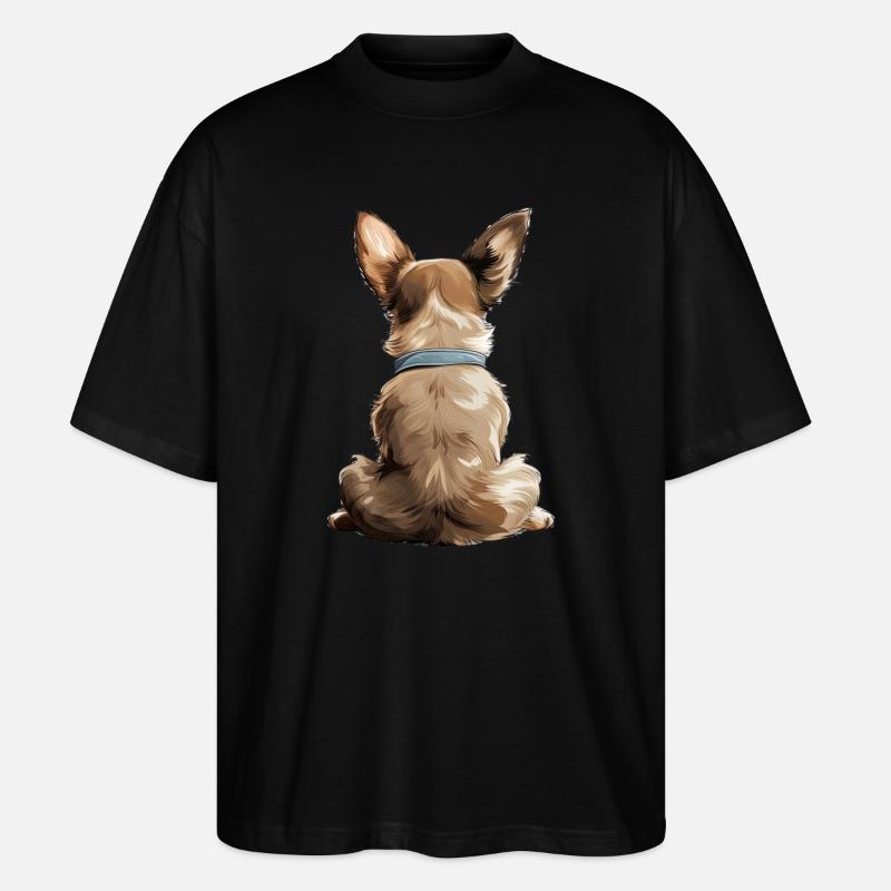 Chihuahua - Stanley/Stella Oversized Unisex Bio T-Shirt Blaster 2.0 - Schwarz