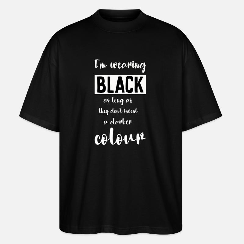I'm wearing Black - Stanley/Stella Oversized Unisex Bio T-Shirt Blaster 2.0 - Schwarz