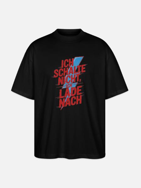 I don't shift, I reload - Stanley/Stella Oversized Unisex Organic T-shirt Blaster 2.0 - black