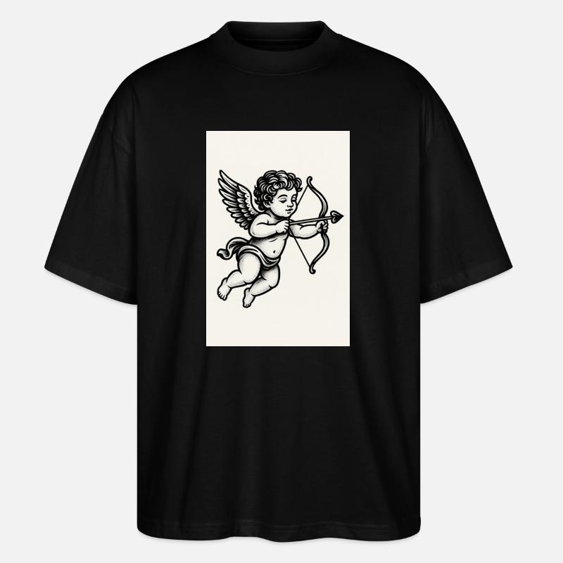 Engel - Stanley/Stella Oversized Unisex Bio T-Shirt Blaster 2.0 - Schwarz