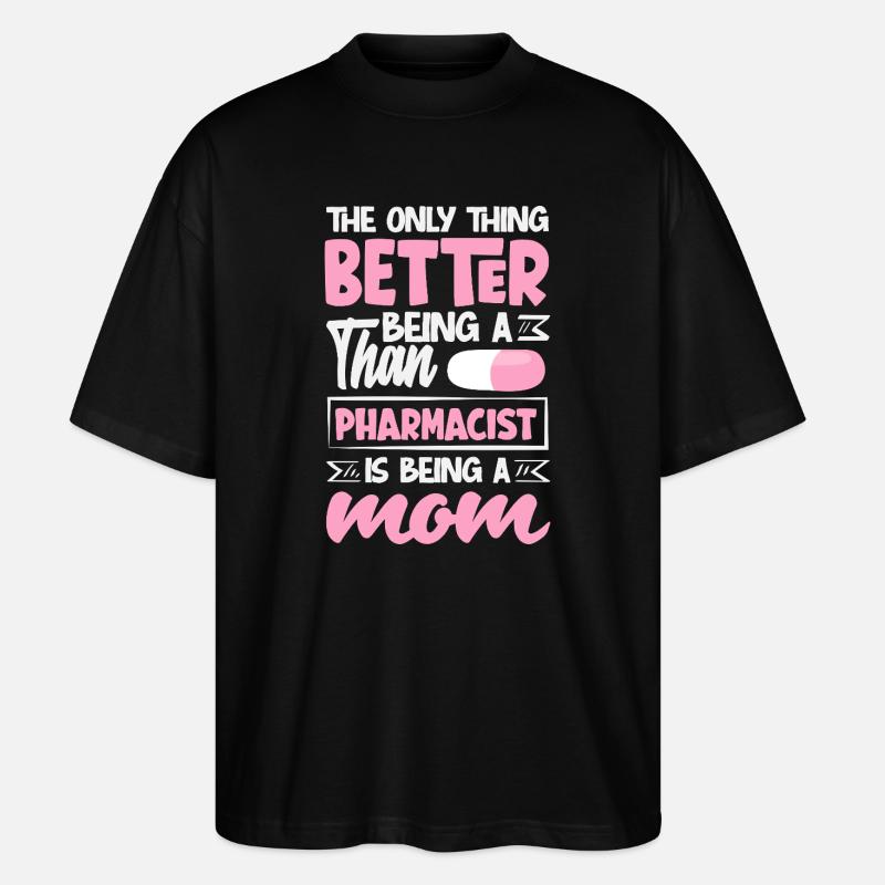 Apotheker Pharmazeutisch-technischer - Stanley/Stella Oversized Unisex Bio T-Shirt Blaster 2.0 - Schwarz