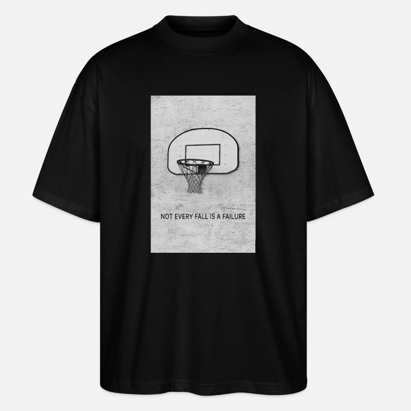 Not every fall is a failure - Stanley/Stella Oversized Unisex Bio T-Shirt Blaster 2.0 - Schwarz