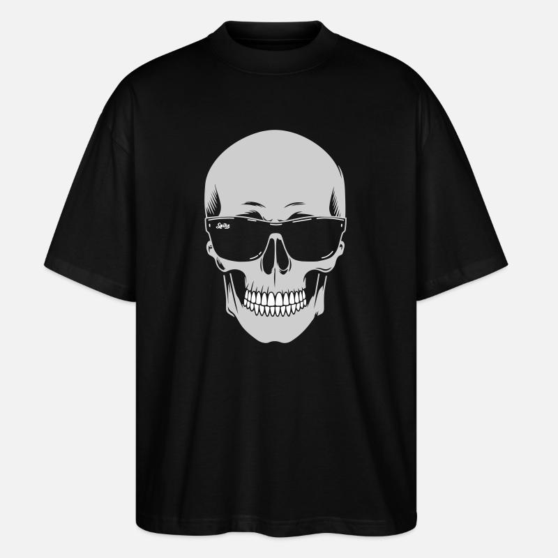 Sonnenbrillen-Skeleton Noir - Stanley/Stella Oversized Unisex Bio T-Shirt Blaster 2.0 - Schwarz