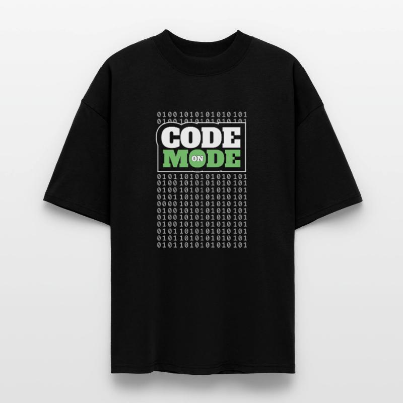 Code Mode Activé - Programmeur Ingénieur logiciel Codeur T-shirt bio Blaster 2.0 coupe oversize Stanley/Stella Unisexe