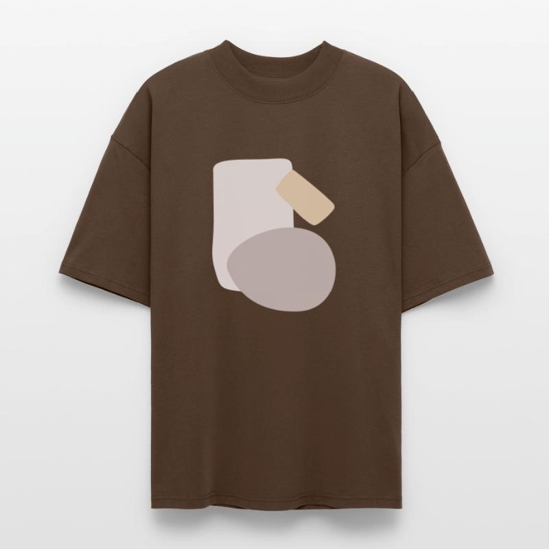 Conception abstraite de différentes formes T-shirt bio Blaster 2.0 coupe oversize Stanley/Stella Unisexe