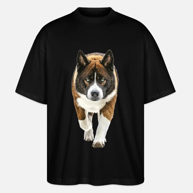 Akita - Stanley/Stella Oversized Unisex Bio T-Shirt Blaster 2.0 - Schwarz