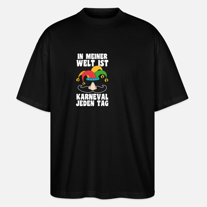 Costume de carnaval Carnaval - T-shirt bio Blaster 2.0 coupe oversize Stanley/Stella Unisexe - noir