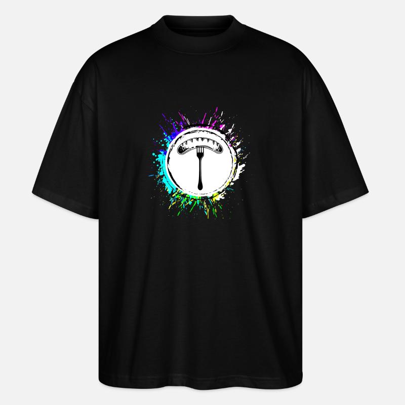 Saucisse Bratwurst - T-shirt bio Blaster 2.0 coupe oversize Stanley/Stella Unisexe - noir