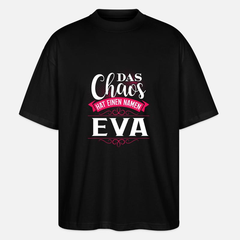EVA - Chaos - Stanley/Stella Oversized Unisex Bio T-Shirt Blaster 2.0 - Schwarz