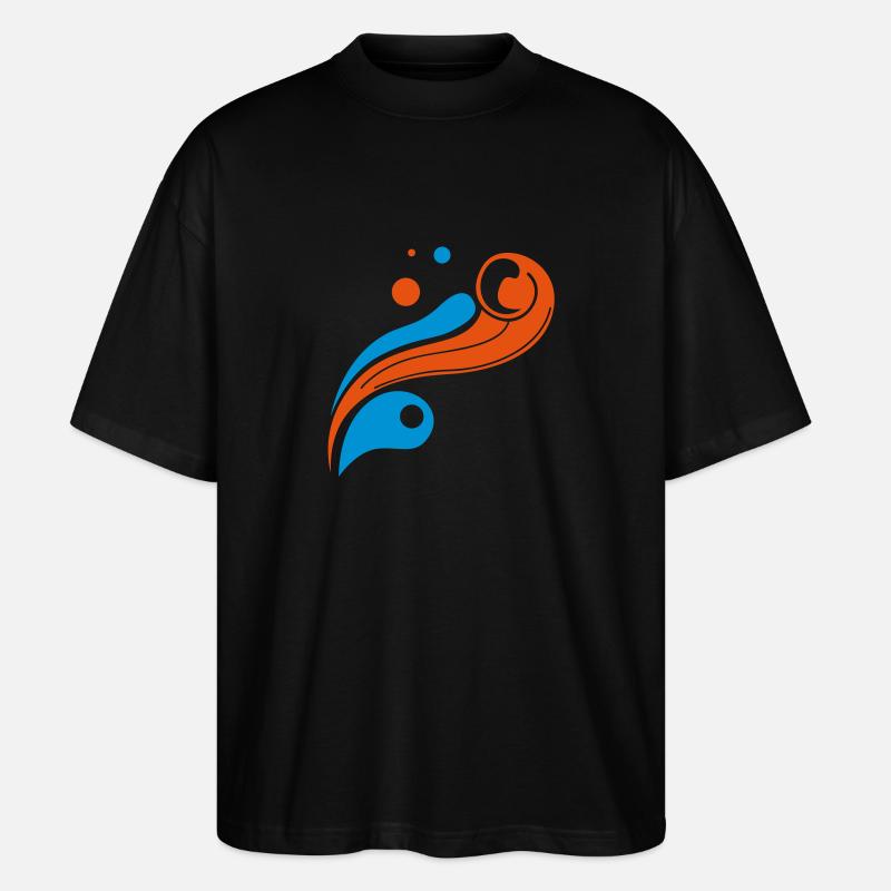 grafik - Stanley/Stella Oversized Unisex Bio T-Shirt Blaster 2.0 - Schwarz