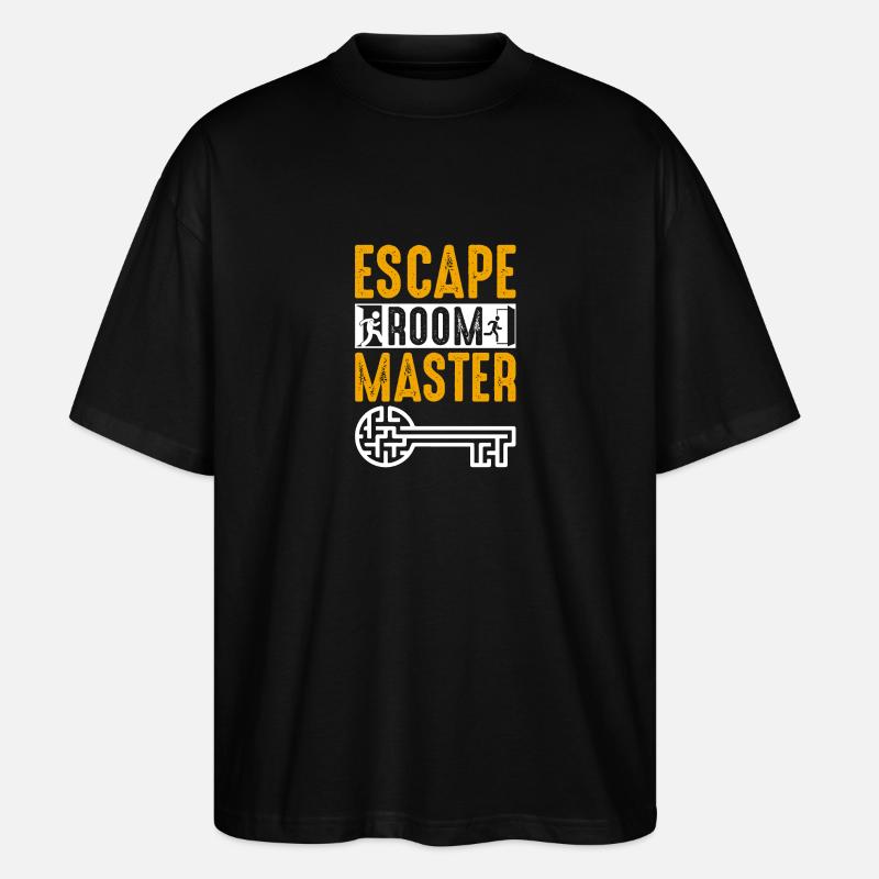 Escape Room Master - Stanley/Stella Oversized Unisex Bio T-Shirt Blaster 2.0 - Schwarz
