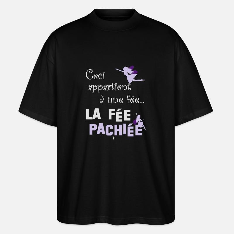 Fée paschiée - T-shirt bio Blaster 2.0 coupe oversize Stanley/Stella Unisexe - noir