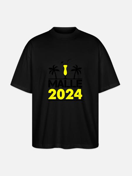 malle 2024 - Stanley/Stella Oversized Unisex Organic T-shirt Blaster 2.0 - black